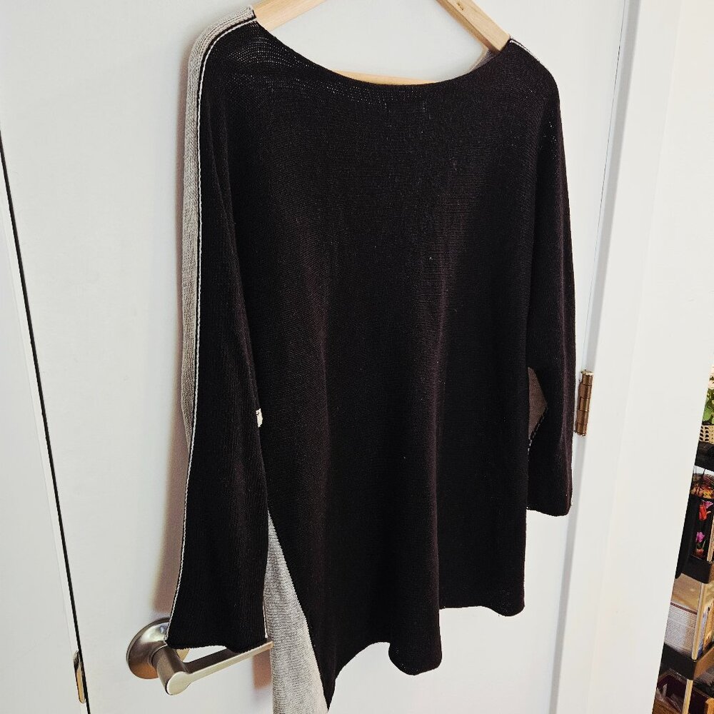 Double sided shirt grey and black